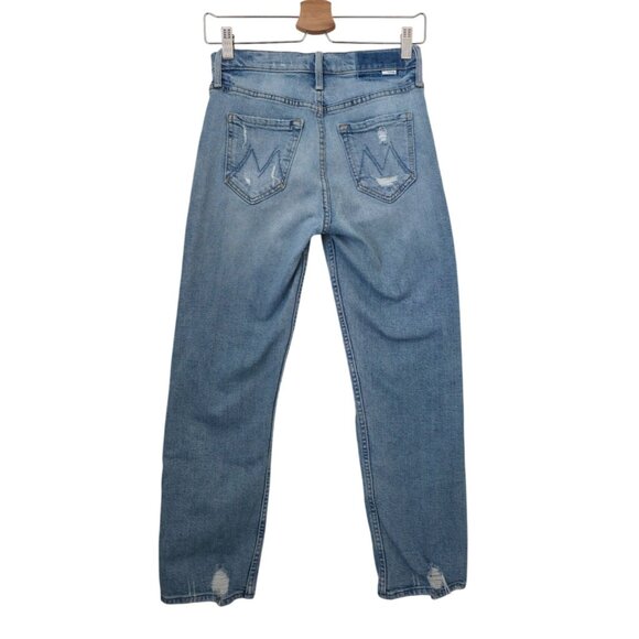 Mother Superior TOMCAT THE CONFESSION High-Rise Destroyed Cropped Jeans Sz 25 - Picture 2 of 16
